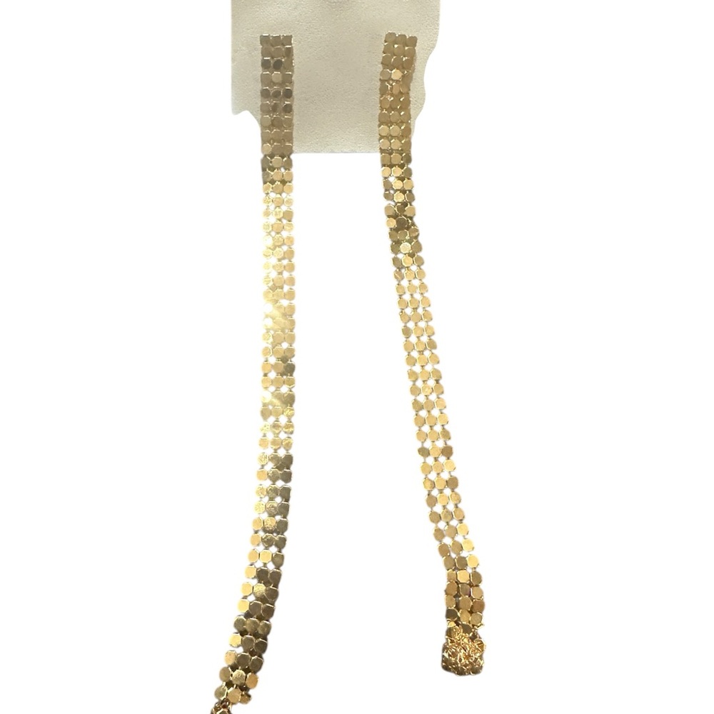 Free People Long Mesh Earrings